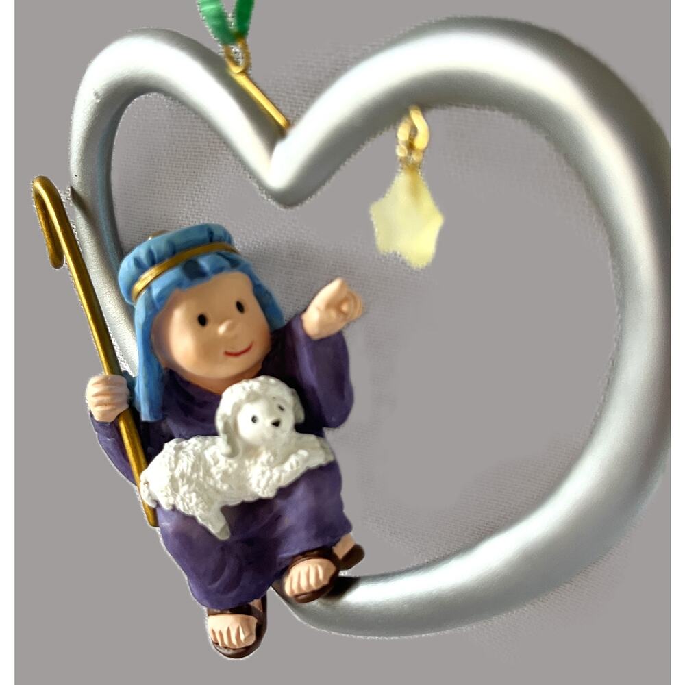 Lot of Three Nativity - North Star - Mary and Jesus Christmas Ornaments